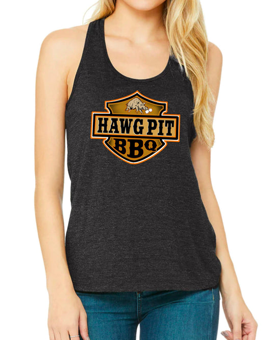 Hawg Pit BBQ racerback tank top